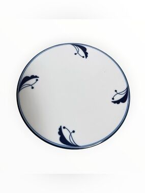 vintage Dansk Flora "Bayberry Blue" ceramic plate